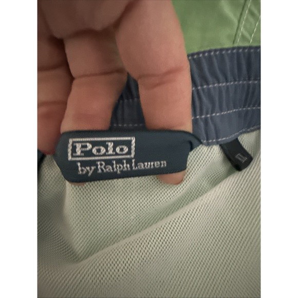 Vintage Polo Ralph Lauren 8" Swim Trunks Shorts Mens XL Green Lined Beach NWT - Picture 6 of 13